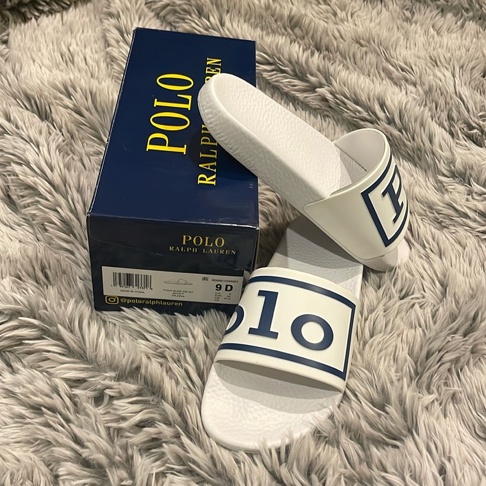 Polo Ralph Lauren slides NWT size 9 Men’s